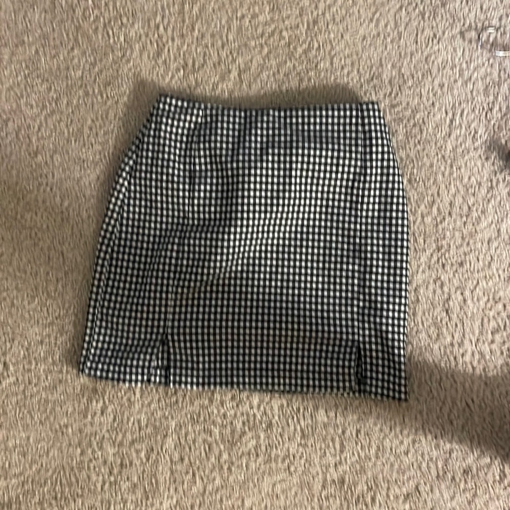 Checkered Skirt